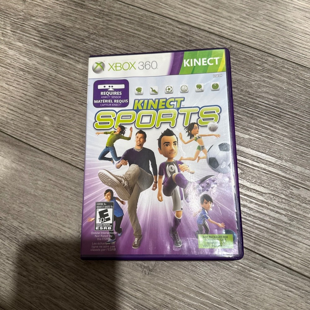 Kinect Sports Xbox 360 Microsoft Kinect Game CIB Manual Disc